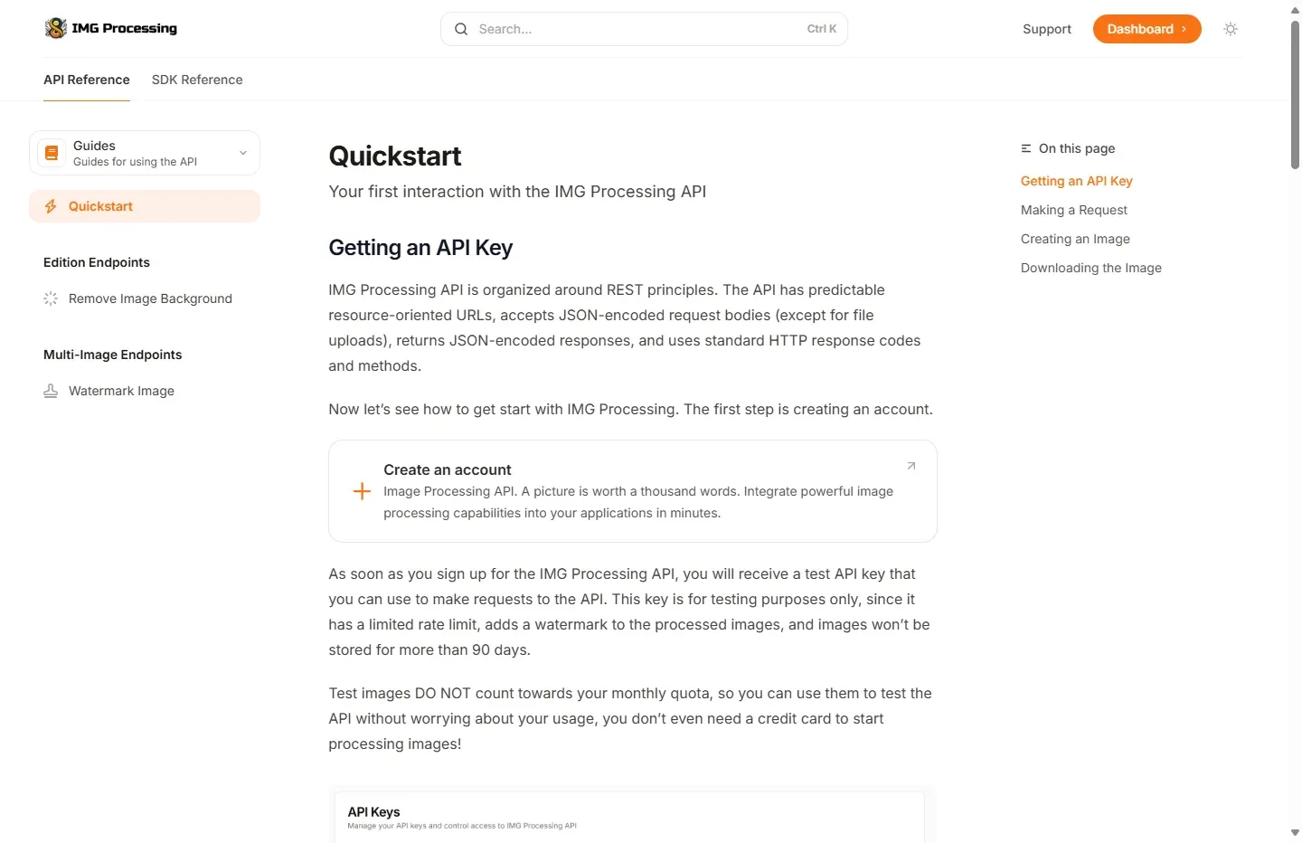 IMG Processing API documentation