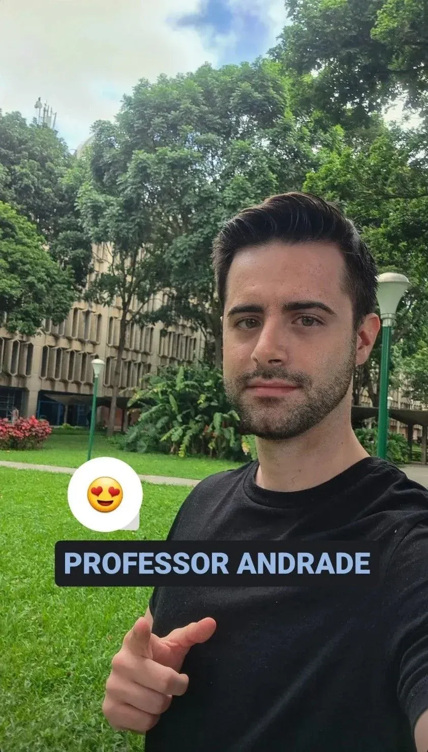 Professor Andrade reporting for duty