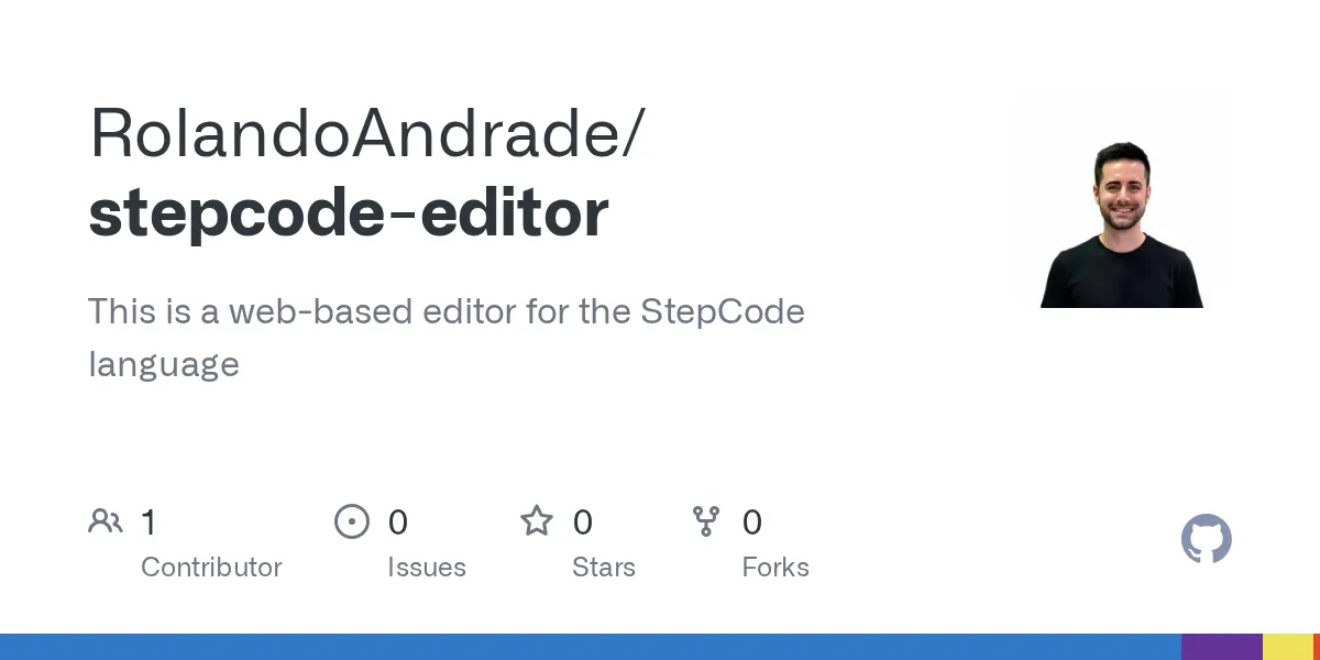 StepCode Editor - GitHub Repository